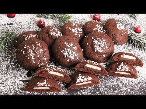 Mint Chocolate Stuffed Chocolate Cookies | Episode 1125