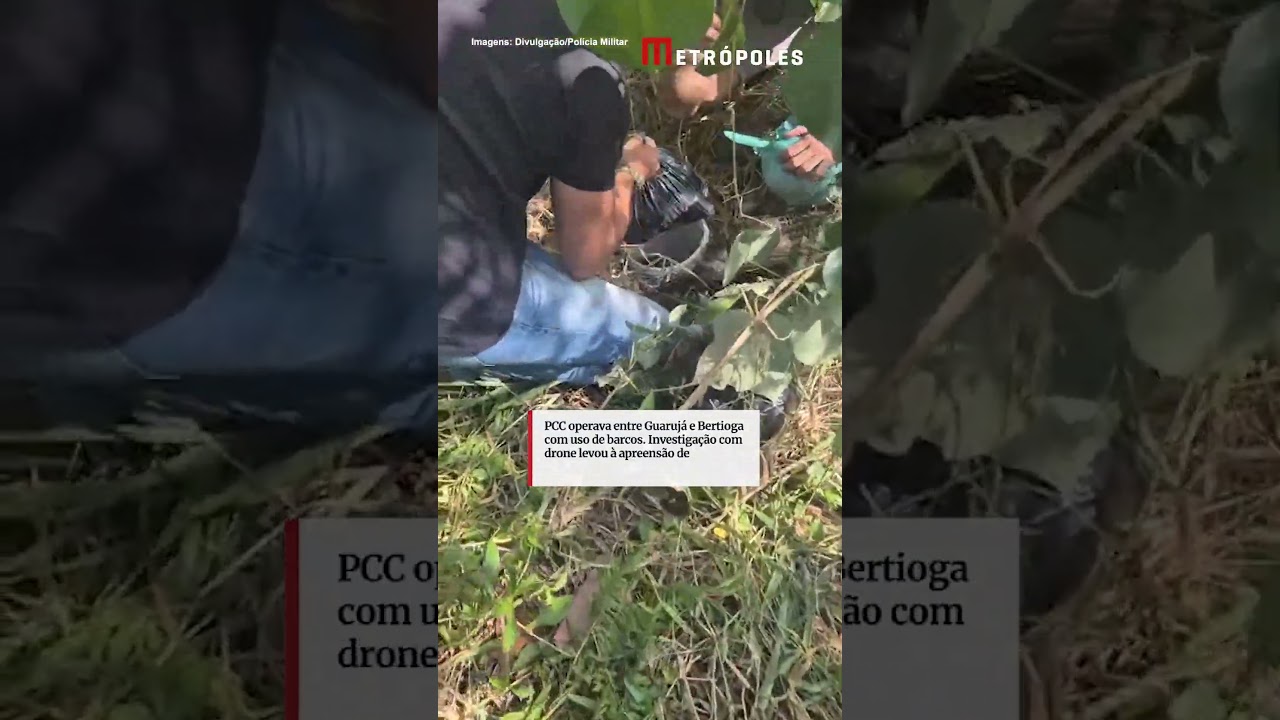 Esquema do PCC levava drogas de barco entre cidades do litoral de SP
