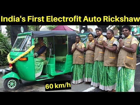 India's First Electrofit Auto Rickshaw - Makkal Auto