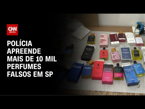 ​Polícia apreende mais de 10 mil perfumes falsificados em SP | CNN NOVO DIA