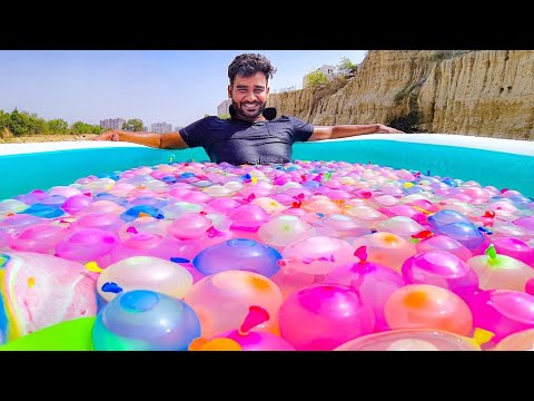 10,000 Holi Balloon Challenge -  Don't Try
