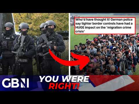"SURPRISE!" - Germany sees lower crime as police block ILLEGAL IMMIGRANTS from their borders