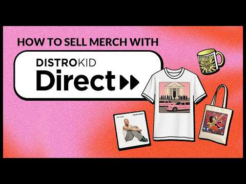 How to sell merch with Direct, powered by DistroKid How to sell merch with Direct, powered by DistroKid