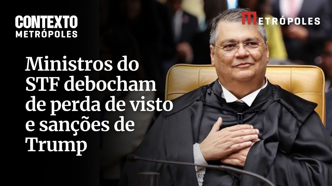 Ministros do STF debocham de perda de visto e sanções de Trump