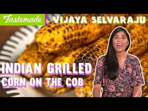 Indian Grilled Corn on the Cob | Vijaya Selvaraju