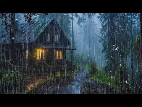 Rain Sounds for Sleeping – Strong Rain & Thunder for Relaxation, Concentration, Sleep Well