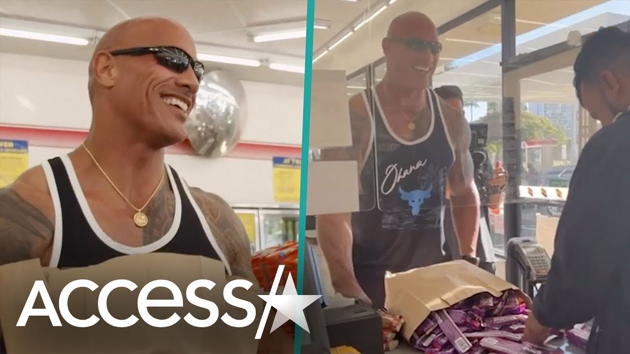 Dwayne ‘The Rock’ Johnson Returns To 7-Eleven Where He Used To Steal Candy Bars From