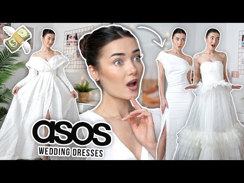 Video: TRYING ON WEDDING DRESSES FROM ASOS! I SPENT £600...