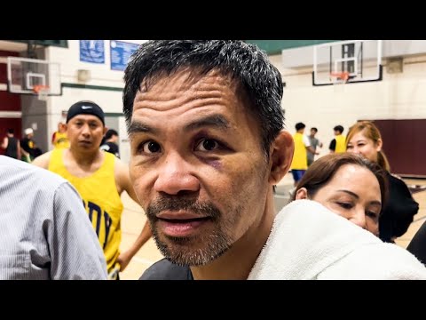 Manny Pacquiao SHOWS BLACK EYE & BLAMES Judges for ROBBERY; DEFENDS Barrios on Draw