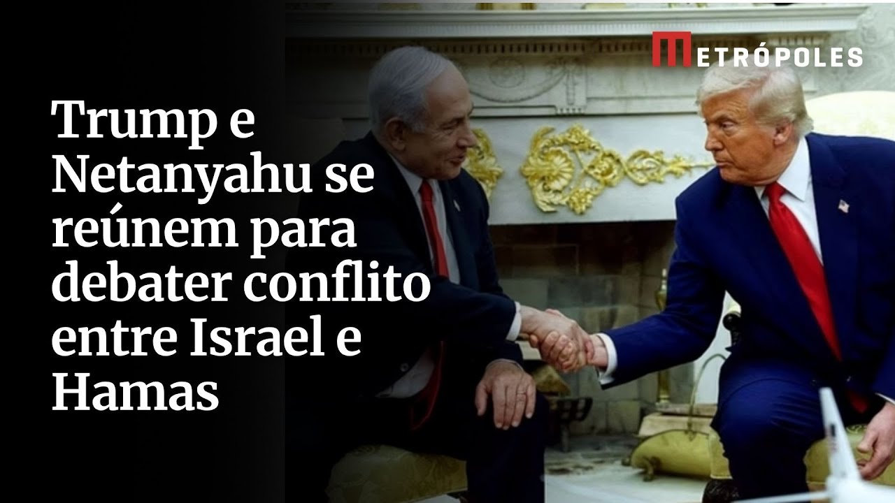 Trump e Netanyahu se reúnem para debater conflito entre Israel e Hamas