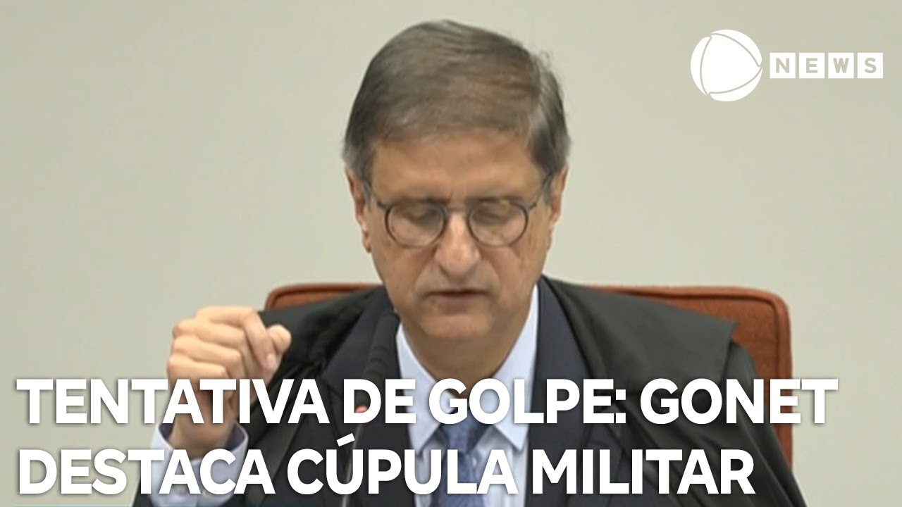 Gonet destaca cúpula militar na formalização da tentativa de golpe