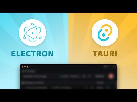 I built a REAL Desktop App with both Tauri and Electron