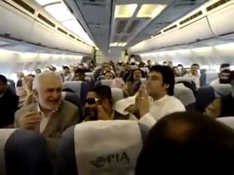 Pathan in Air Plane