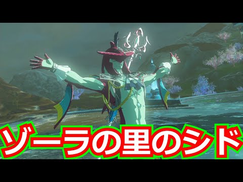 [ゼルダの伝説]メインチャレンジ「ゾーラの里のシド」開始！シドに会ってみた。