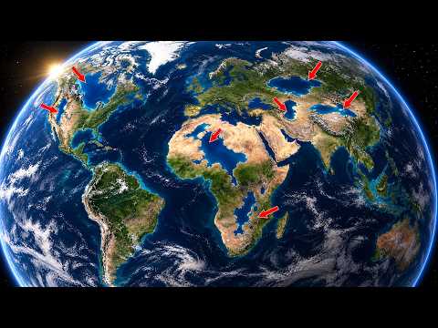 L’étrange carte des lacs géants disparus