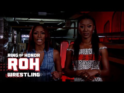 Red Velvet & Queen Aminata are ready for a fight against Athena &
Billie Starkz | #ROH TV 4/25/24