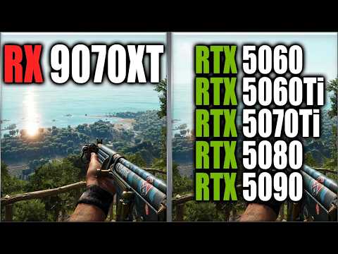 Take a break from AI and buy gpu for gaming 9070 XT vs 5060 vs 5060 Ti vs 5070 Ti vs 5080 vs 5090