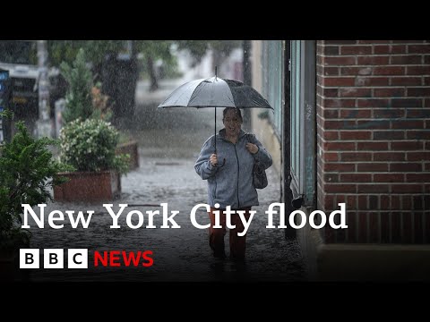 New York City: State of emergency declared over flash flooding - BBC News