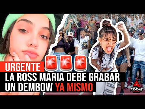 LA ROSS MARIA TIENE QUE DEJAR LA LLORADERA EN LAS CANCIONES (DEBE GRABAR DEMBOW DE MANERA URGENTE)