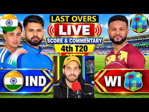 Live <strong>IND</strong> Vs WI Match Score | Live commentatry | <strong>IND</strong> vs WI 4thT20 live 1st innings gatmplaty