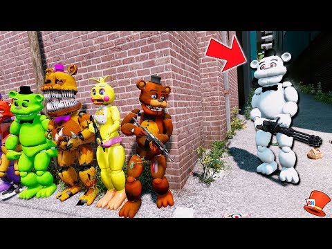 CAN THE ANIMATRONICS DEFEAT EVIL WHITE FREDDY? (GTA 5 Mods Kids FNAF RedHatter) - UCdZoVLv1XHLLLJTSNcifuDQ