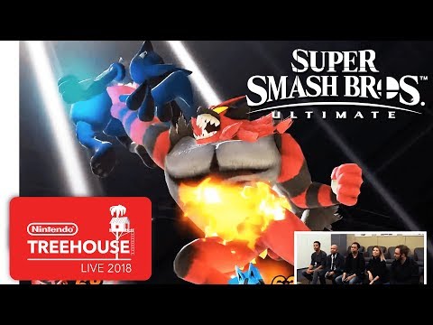 Super Smash Bros. Ultimate - Incineroar and Simon Gameplay - Nintendo Treehouse: Live