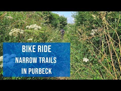 Click to view video Trying to ride narrow steep trails in the Isle of Purbeck