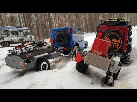 С ПРИЦЕПАМИ НА БЕЗДОРОЖЬЕ ... SCALE RC OFFROAD, Bluaz and LR Defender - UCX2-frpuBe3e99K7lDQxT7Q