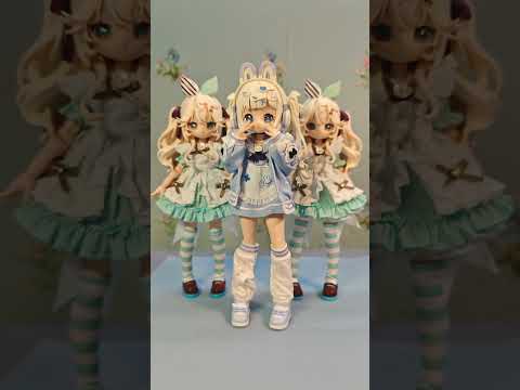 害羞的游希宝宝来啦!让爱丽丝来保护游希吧!#爱丽丝 #BJD #mjd #盲盒 #娃娃