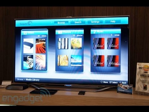 Seagate Central Streaming Hard Drive: Hands On | Engadget At CES 2013 - UC-6OW5aJYBFM33zXQlBKPNA