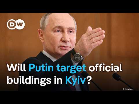 Putin hints targeting Kyiv govt buildings with missiles as rubel falls to historical low | DW News