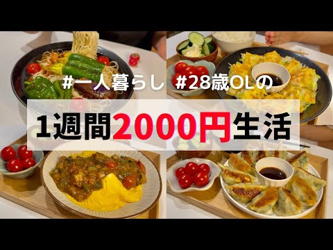 【食費月1万円】夏野菜レシピを楽しむ1週間☀️