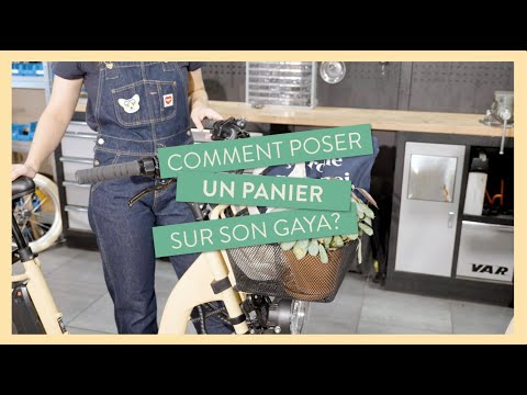 👩🏻‍🔧 TUTO GAYA I Fixer un panier sur le porte bagage-avant de votre GAYA