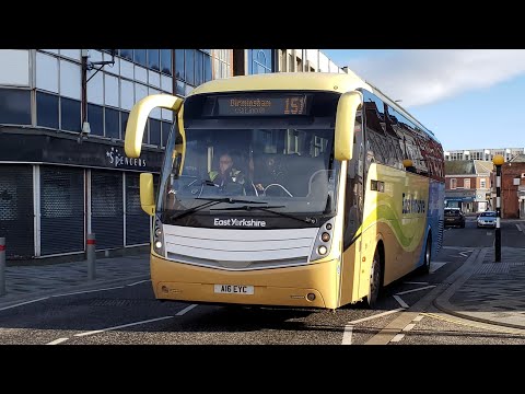 Buses on Bethlehem Street & Victoria Street, Grimsby (12/02/2024)
