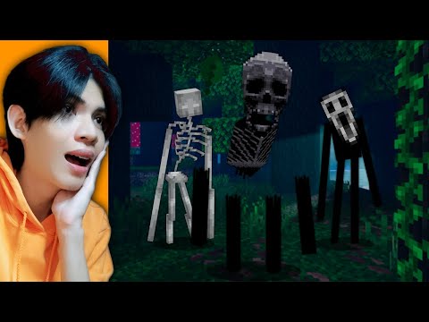 មានបិសាចគួរឱ្យខ្លាចជាច្រើនណាស់តាមលងធ្វើបាបខ្ញុំនៅក្នុង Minecraft Twisted Horrors