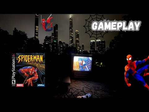 Spider-Man PS1 Gameplay in Central Park NEW YORK CITY