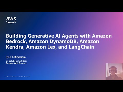 Building Generative AI Agents: Amazon Bedrock, Amazon DynamoDB, Amazon Kendra, Amazon Lex, LangChain