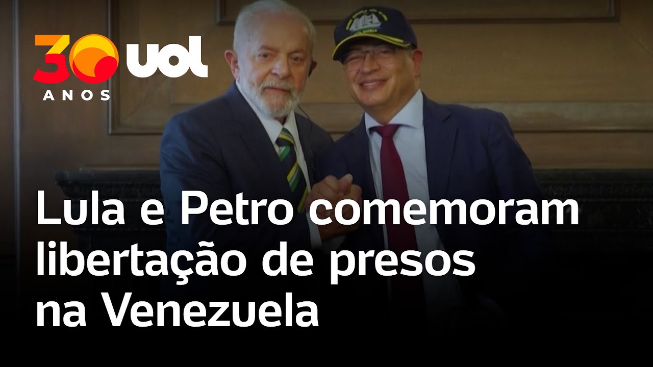 Lula e Petro ‘saúdam’ liberação de presos na Venezuela e criticam uso da força dos EUA no país