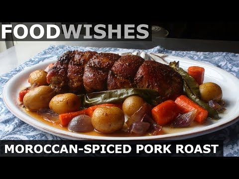 Moroccan-Spiced Pork Loin Roast - Food Wishes - Holiday Roast