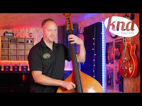 KNA DB-1 - easy-to-fit, accurate-sounding, practical double bass pickup | Mic vs Pickup comparison