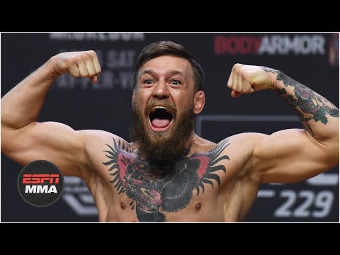 Conor McGregor vs Khabib Nurmagomedov weigh-in: Conor kicks out, Drake rocks Irish flag | UFC 229 - UCiWLfSweyRNmLpgEHekhoAg