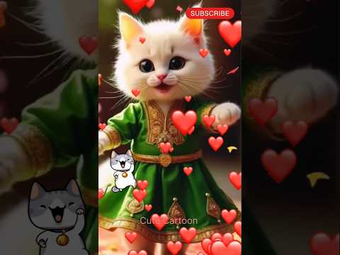 cute cat dance 😻💃🥰🐾|Cat dance|#shorts #cat #catvideos #usacats #cutecartoon
