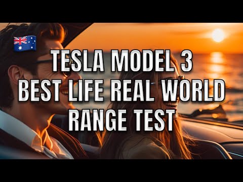 2023 LFP RWD Tesla Model 3 Best Life Real World Range Test Australia