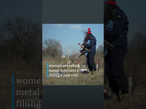 Meet the women now clearing Ukraine's tens of thousands of landmines | DW News