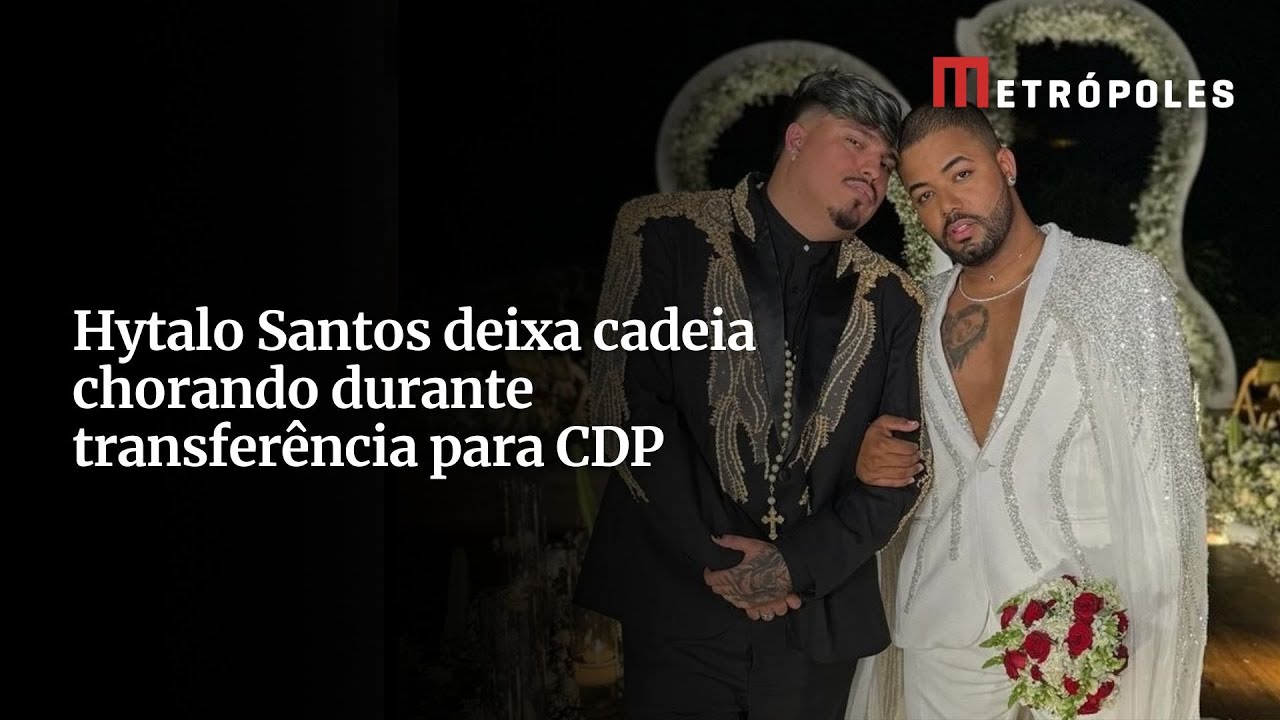 Hytalo Santos deixa cadeia chorando durante transferência para CDP