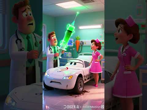 doctor vs McQueen exe # car#cars #hotwheels #cat#cute #love #shorts