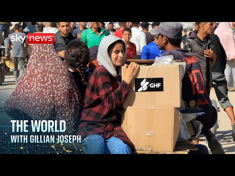 Gaza aid centres overwhelmed  | The World with Gillian Joseph
