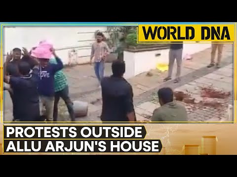 Protesters Vandalise Allu Arjun's Residence in Hyderabad Over Pushpa-2 Stampede Incident | World DNA
