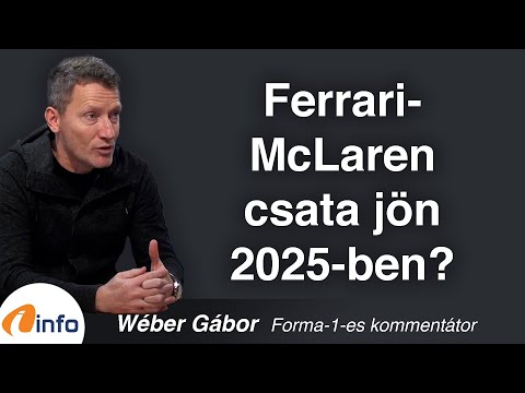 Ferrari-McLaren-csata jön 2025-ben? Wéber Gábor, Inforádió, Aréna