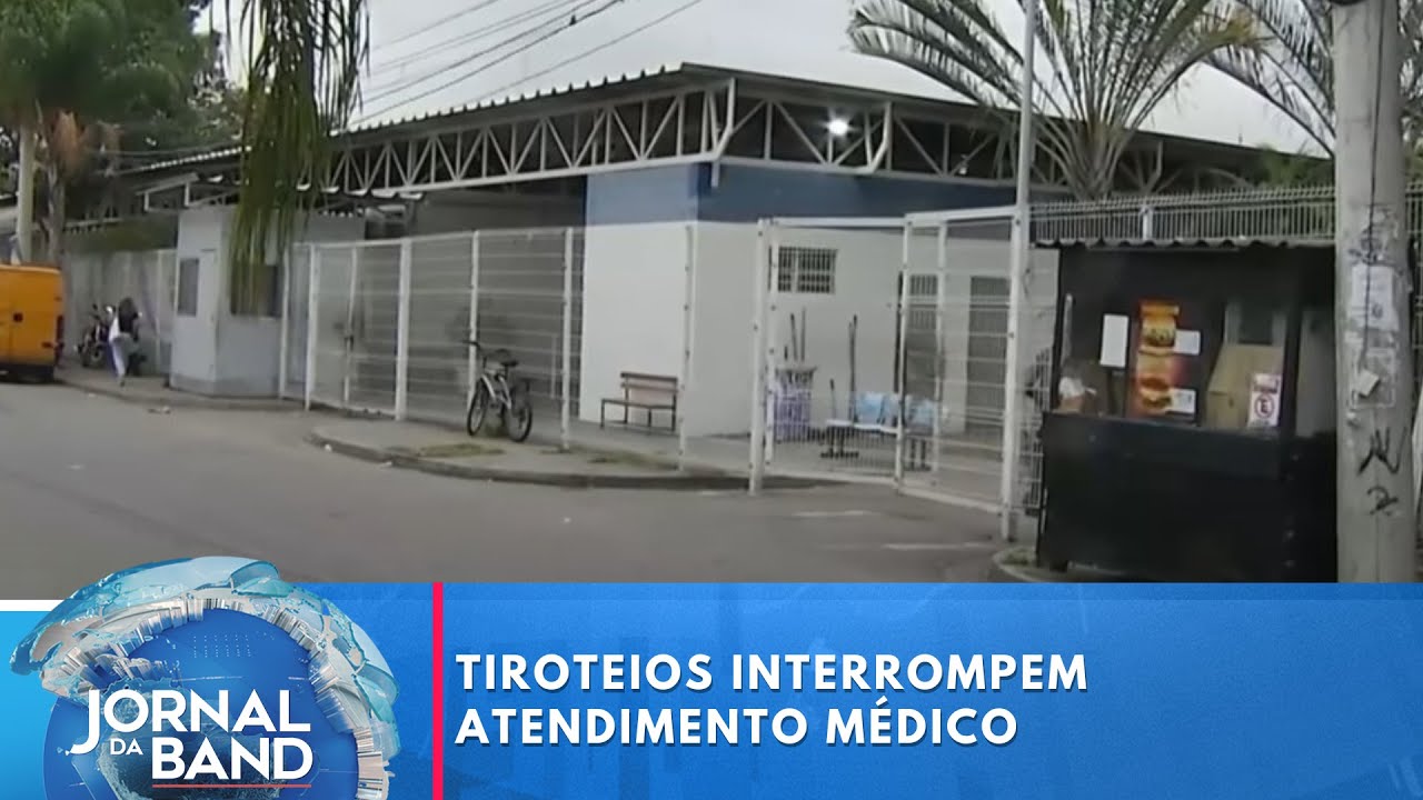 Tiroteios interrompem atendimento médico | Jornal da Band